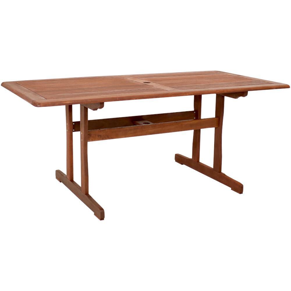 Ultimate Patio 6-Foot Meranti Wood Outdoor Dining Table