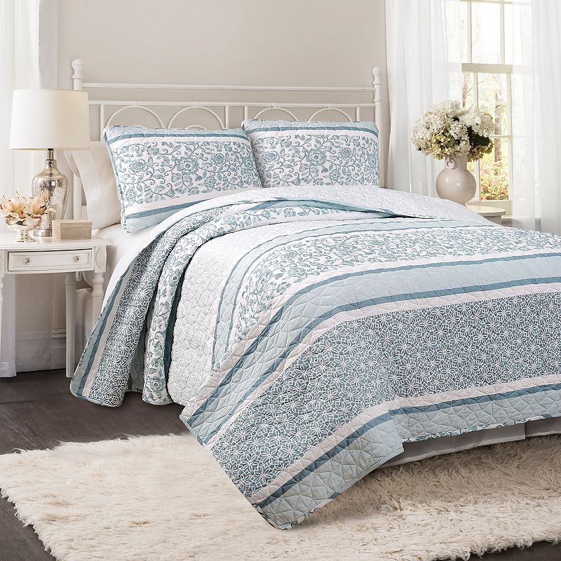 Lush Decor 3-piece Nisha Quilt Set