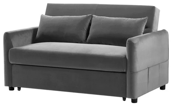 Modern Sleeper Sofa  Comfy Seat With 3 Levels Adjustable Backrest   Modern   Sleeper Sofas   by Declusia  Houzz