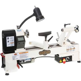 Shop Fox 12 in. x 15 in. 110-Volt 34 HP Benchtop Wood Lathe W1836