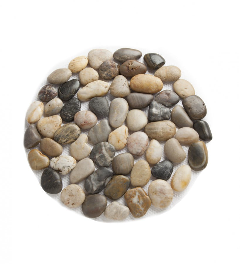 Wind & Weather Natural River Rock Stepping Stones, Set of 3