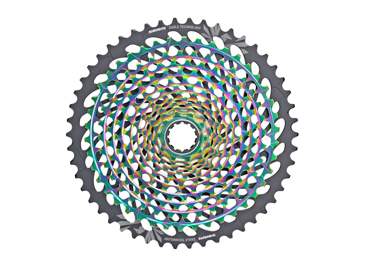 SRAM XX1 Eagle AXS XG-1299 12 Spd MTB Cassette - Rainbow