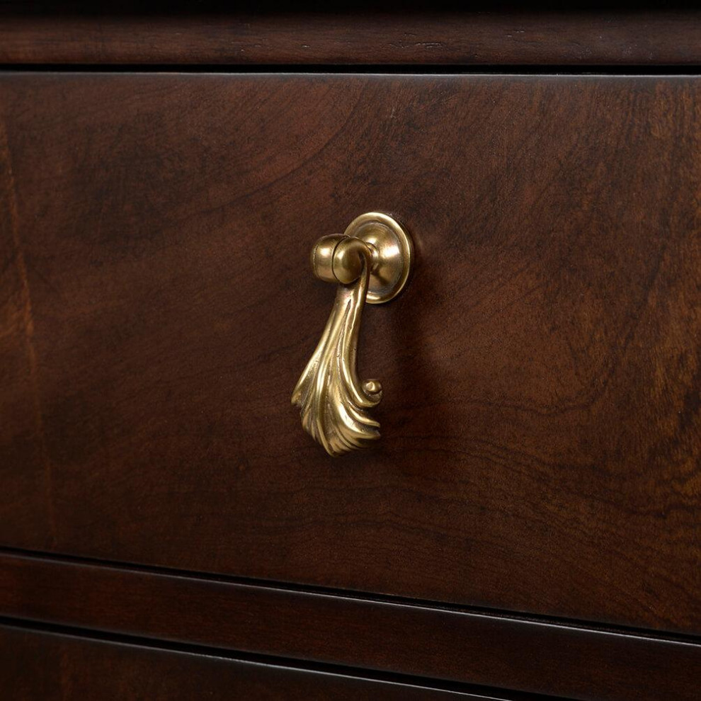 Georgian Bowfront Mahogany Chest   Transitional   Accent Chests And Cabinets   by English Georgian America  Houzz