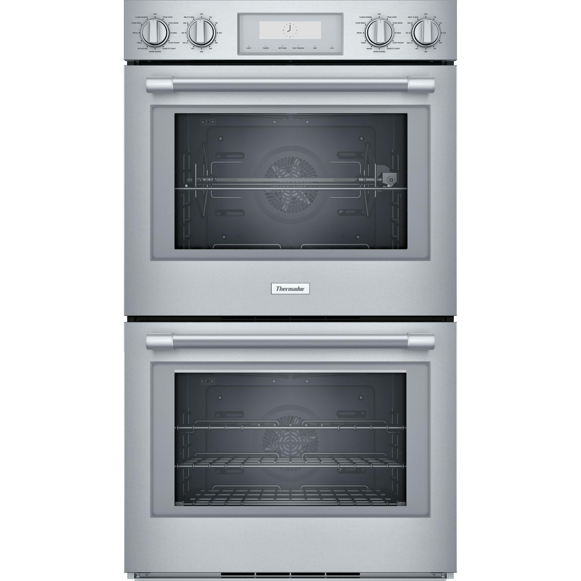 Thermador 30-inch, 9.0 cu.ft. Built-in Double Wall Oven with Home Connect POD302W