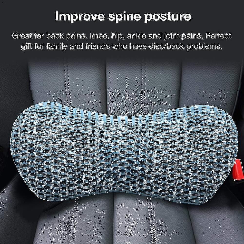 Lumbar Pillow， Car Backrest Lumbar Cushion， With Memory Foam