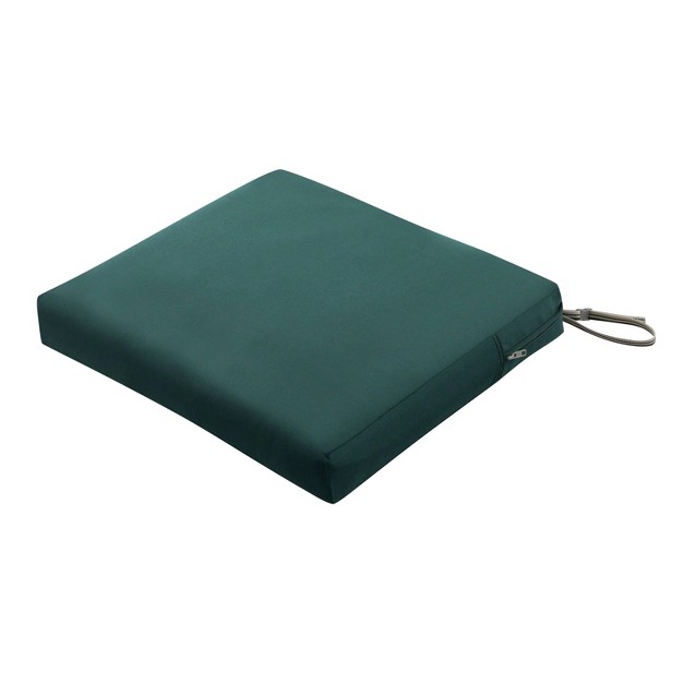 X 19 quot X 3 quot Ravenna Water resistant Patio Seat Cushion Durable Outdoor Comfort Mallard Green Classic Accessories