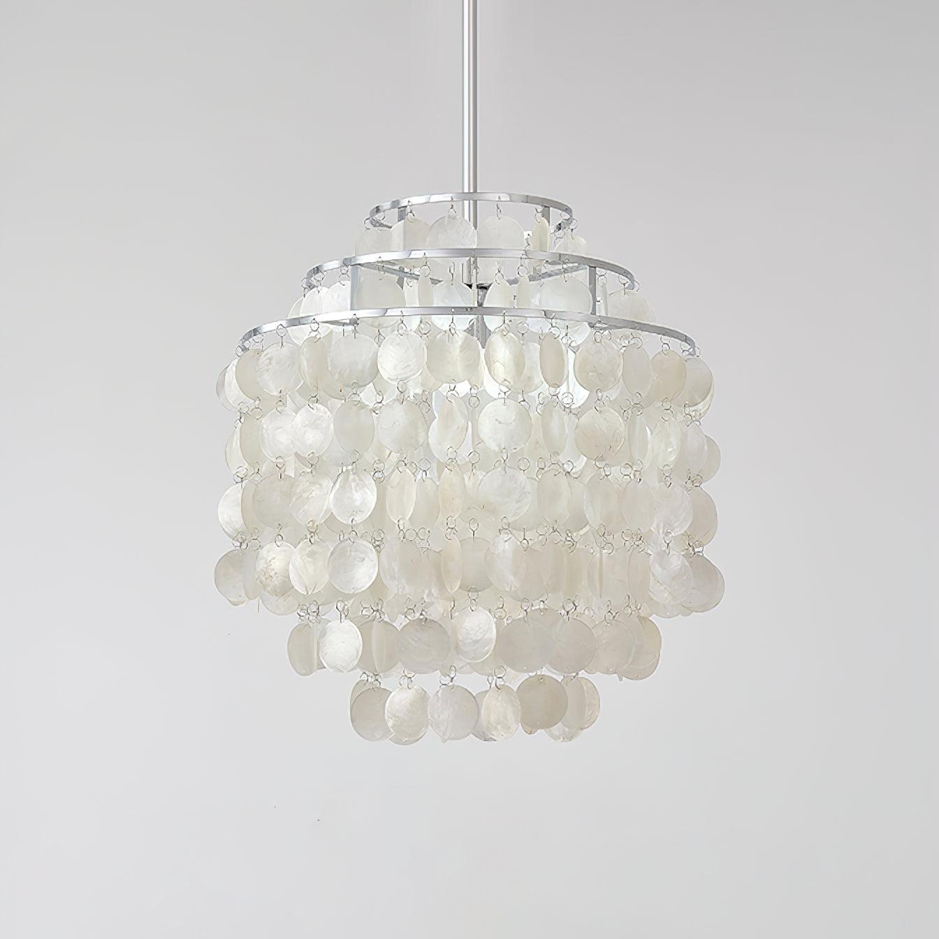 Round Shell Chandelier B