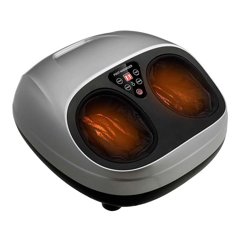 Foot Massager Machine with Heat & Remote, Shiatsu Foot Massager with Deep 3D Kneading Rolling Relieves Plantar Fasciitis