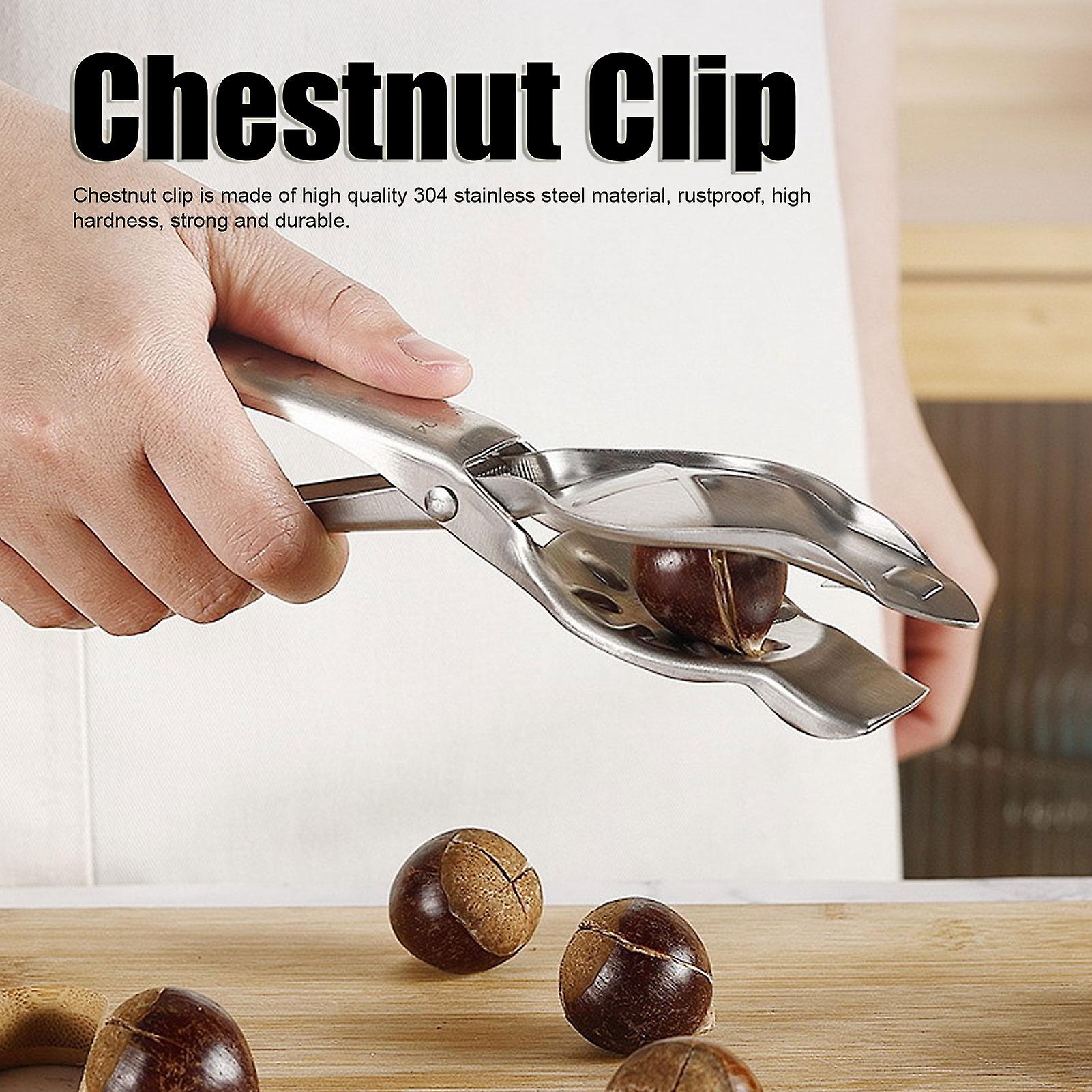 Non-slip Nut Opener， Nutcracker Chestnut Pliers， 304 Stainless Steel Chestnut Opener， Multifunction Pliers For Various Things， Like Chestnuts， Almonds