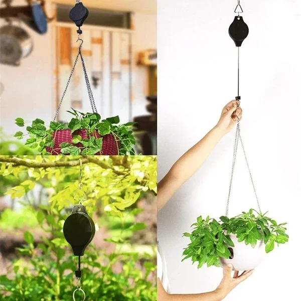 49% 0FF🌳Plant Pulley Set For Garden Baskets Pots, Birds Feeder