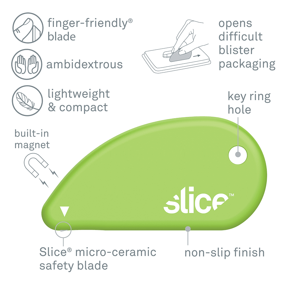 Slice Safety Cutter Micro Ceramic Zirconium Oxide Blade