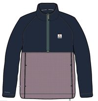 Highland Recycled Polartec® Fleece - Lilac/ Deep Navy