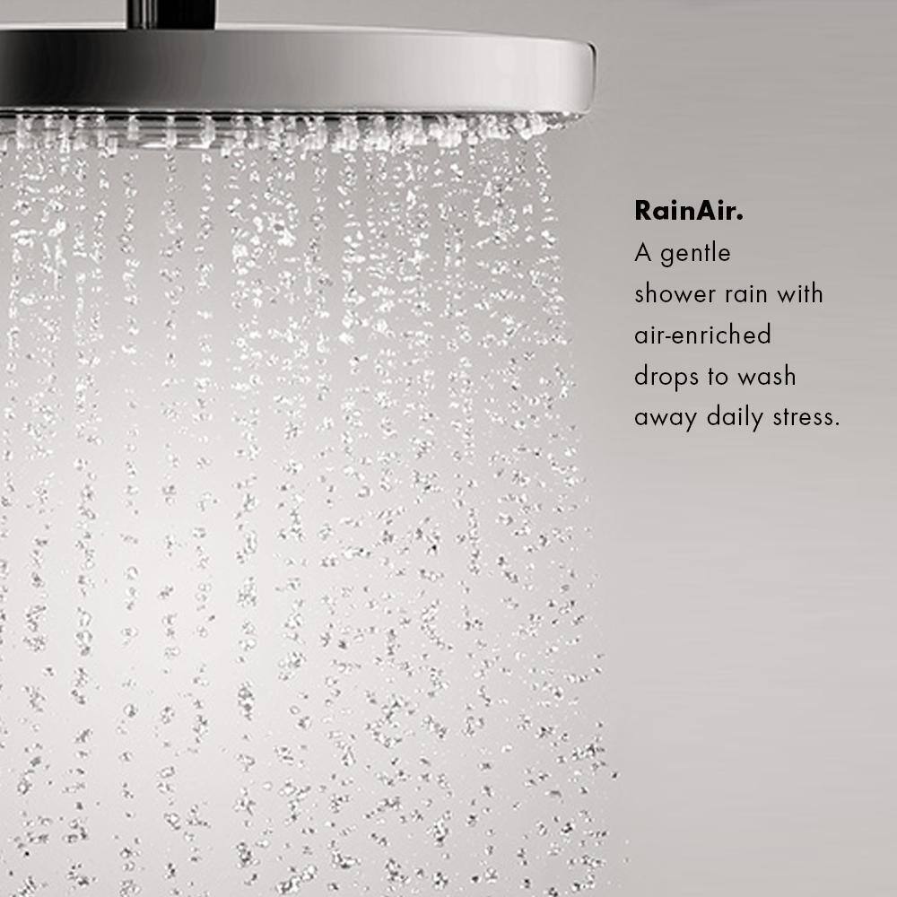 Hansgrohe Croma Pressure Balance TubShower Set with Rough 2.0 GPM in Chrome 04908000