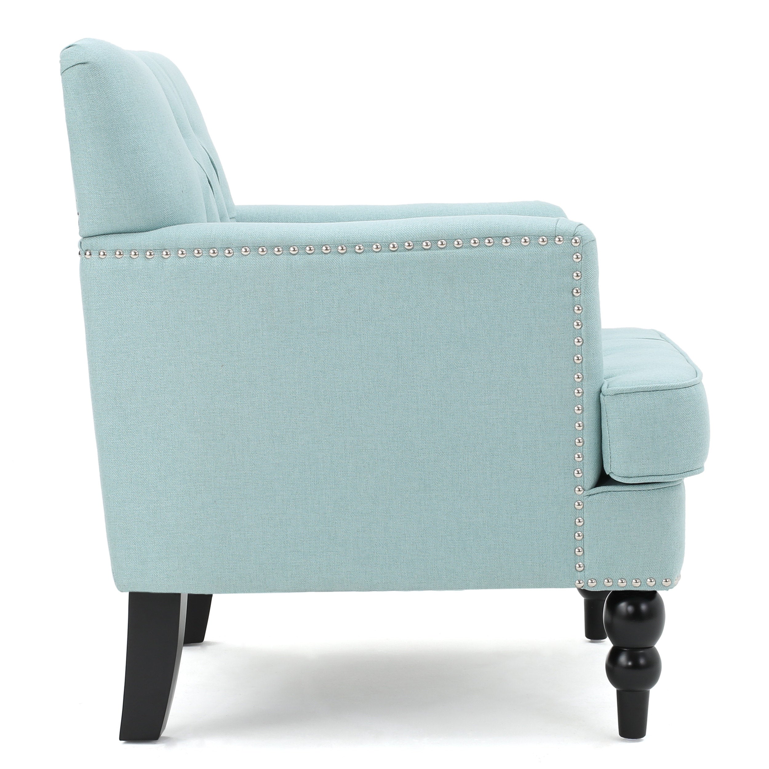 Madene Tufted Back Fabric Club Chair