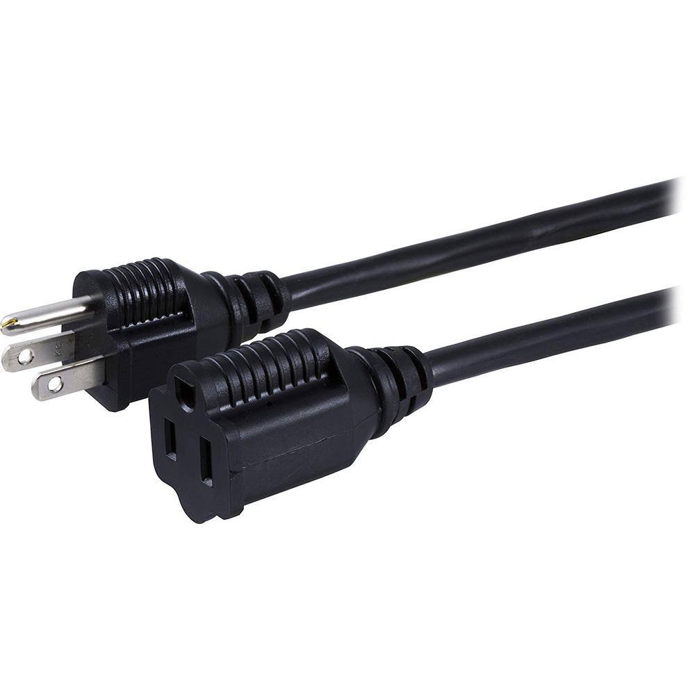 UltraPro 15 ft. Heavy-Duty Extension Cord Black (2-Pack) 46865