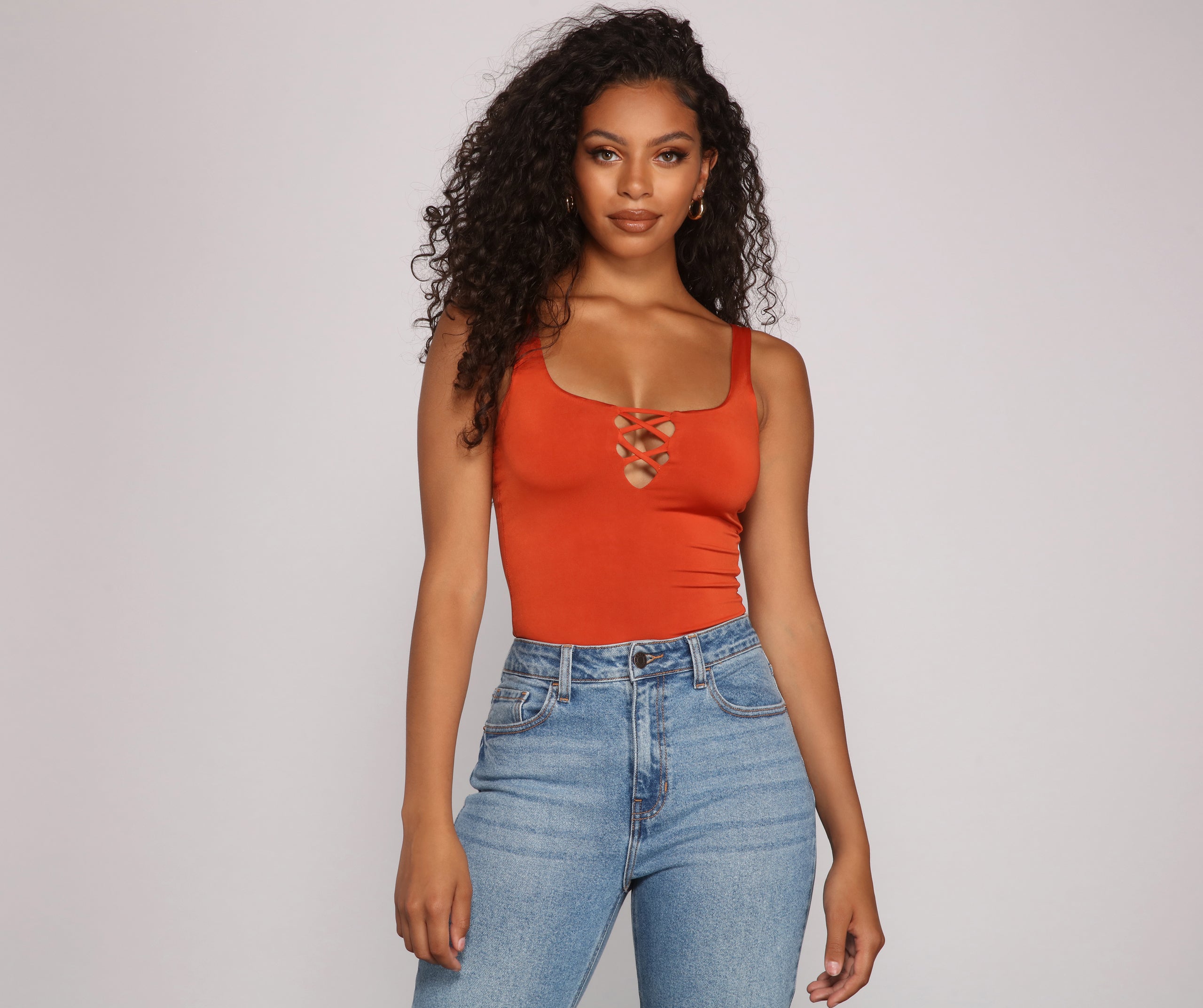 Keep It On-Trend Strappy Bodysuit