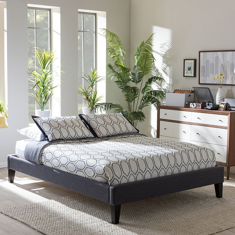 Baxton Studio Lancashire Upholstered Bed Frame