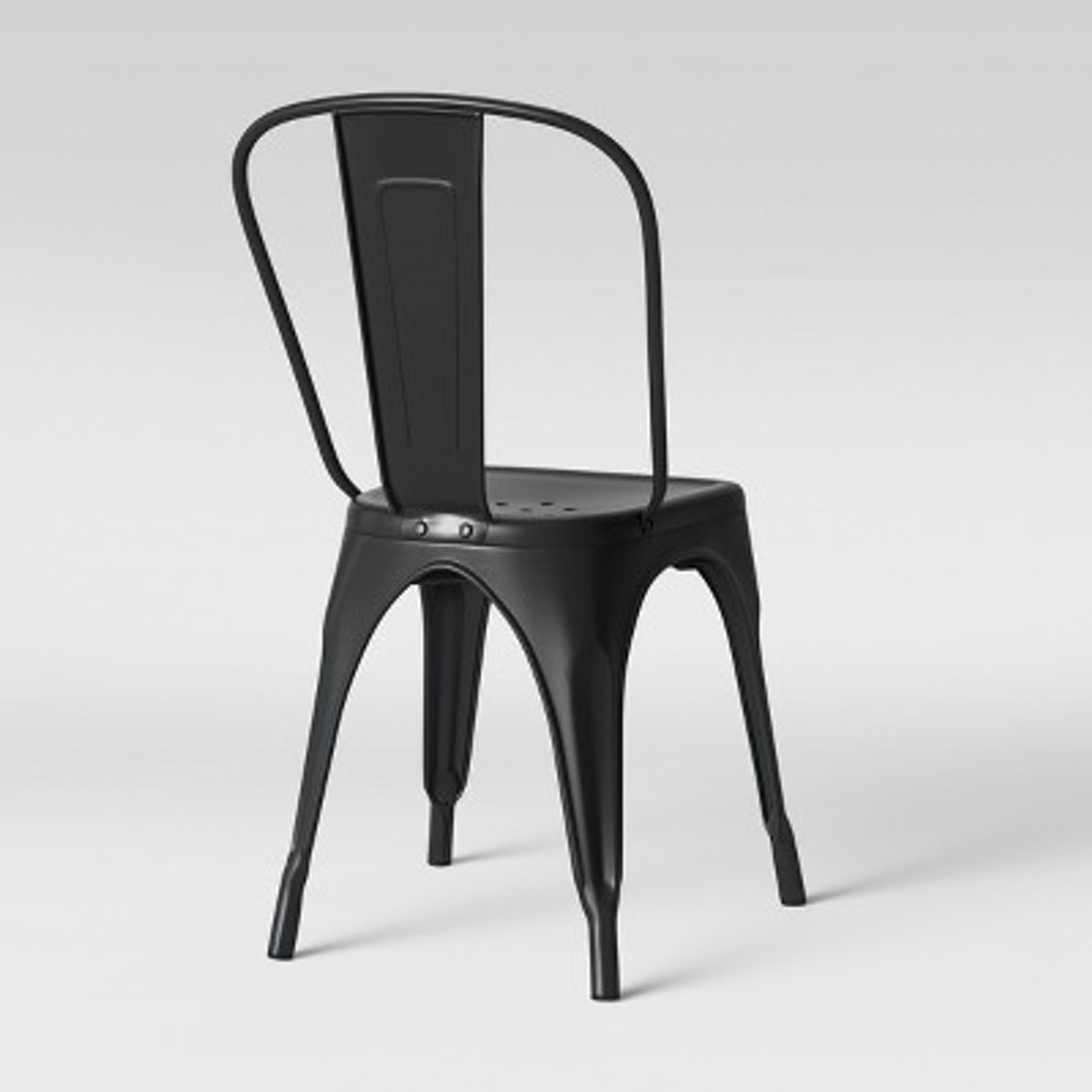 Set of 2 Carlisle High Back Dining Chair Matte Black - Threshold™