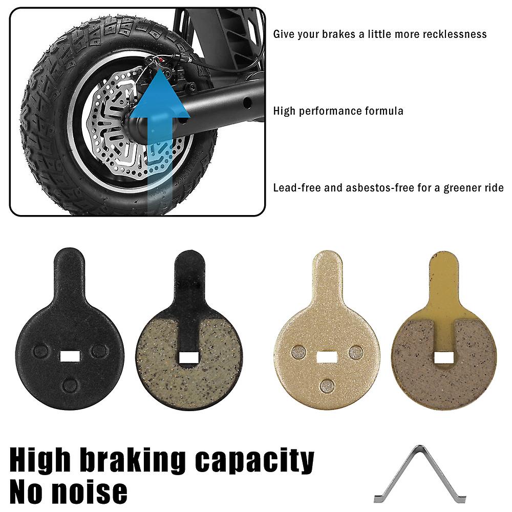 Born Pretty 4 Pairs Brake Pads Mtb Bike Hydraulic Disc Brake Pads For Kugoo G2 Pro Electric Scooter Brake Pads Accessories