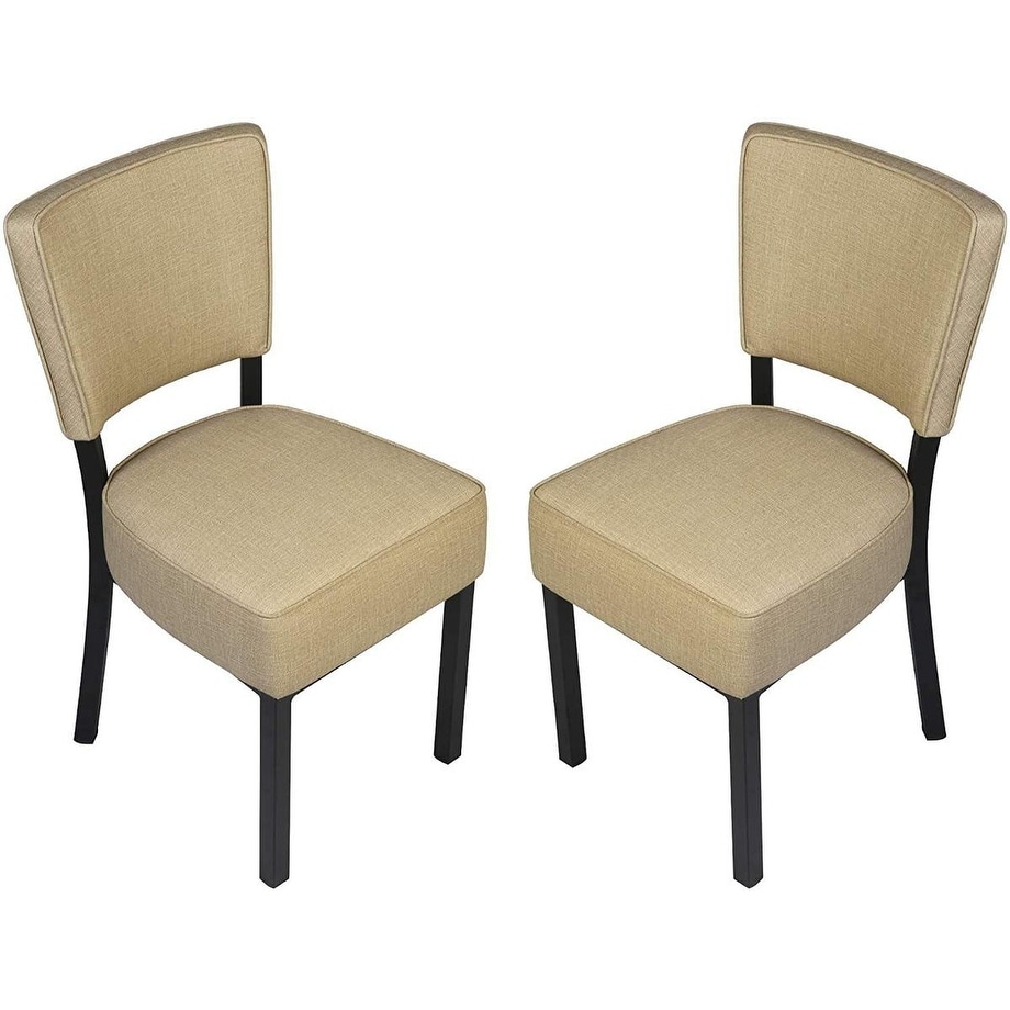 Set of 2 Classic Dining Chair  with Stainless Steel Legs   21.5\