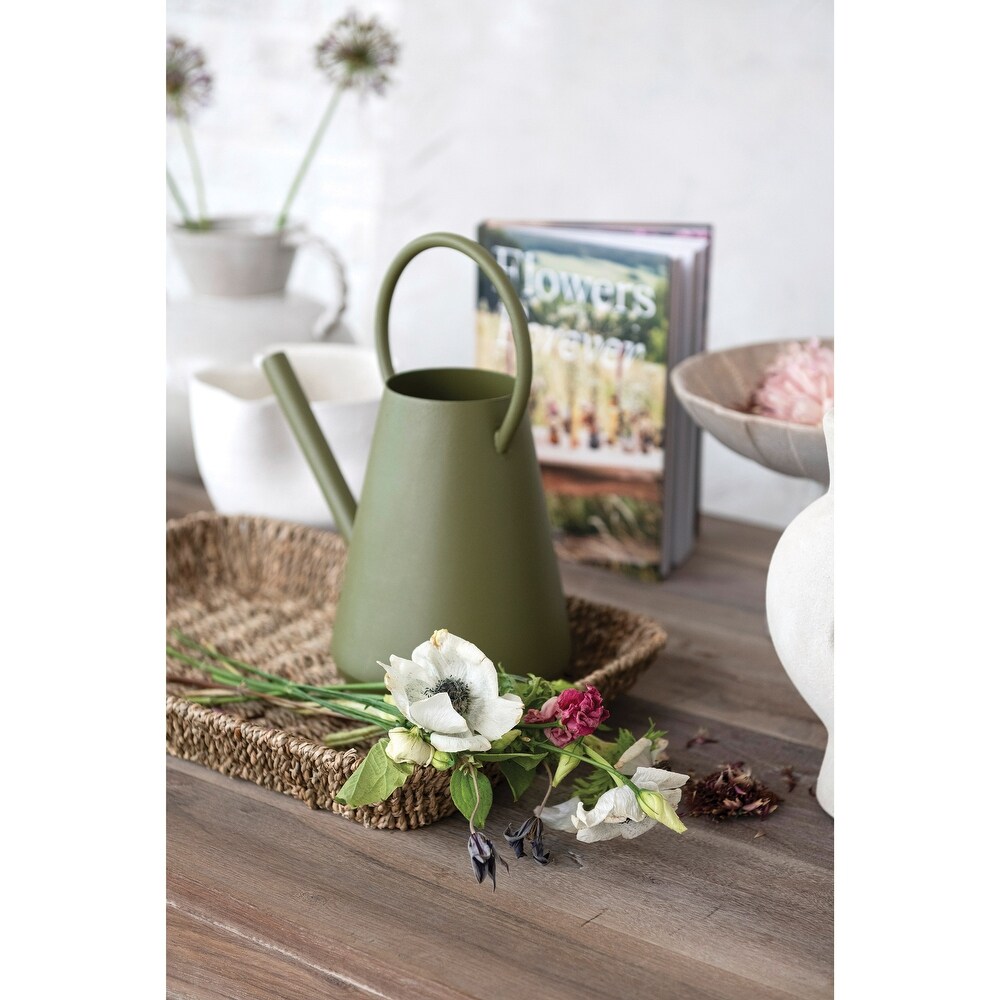 Textured Metal Garden Watering Can   10.3\