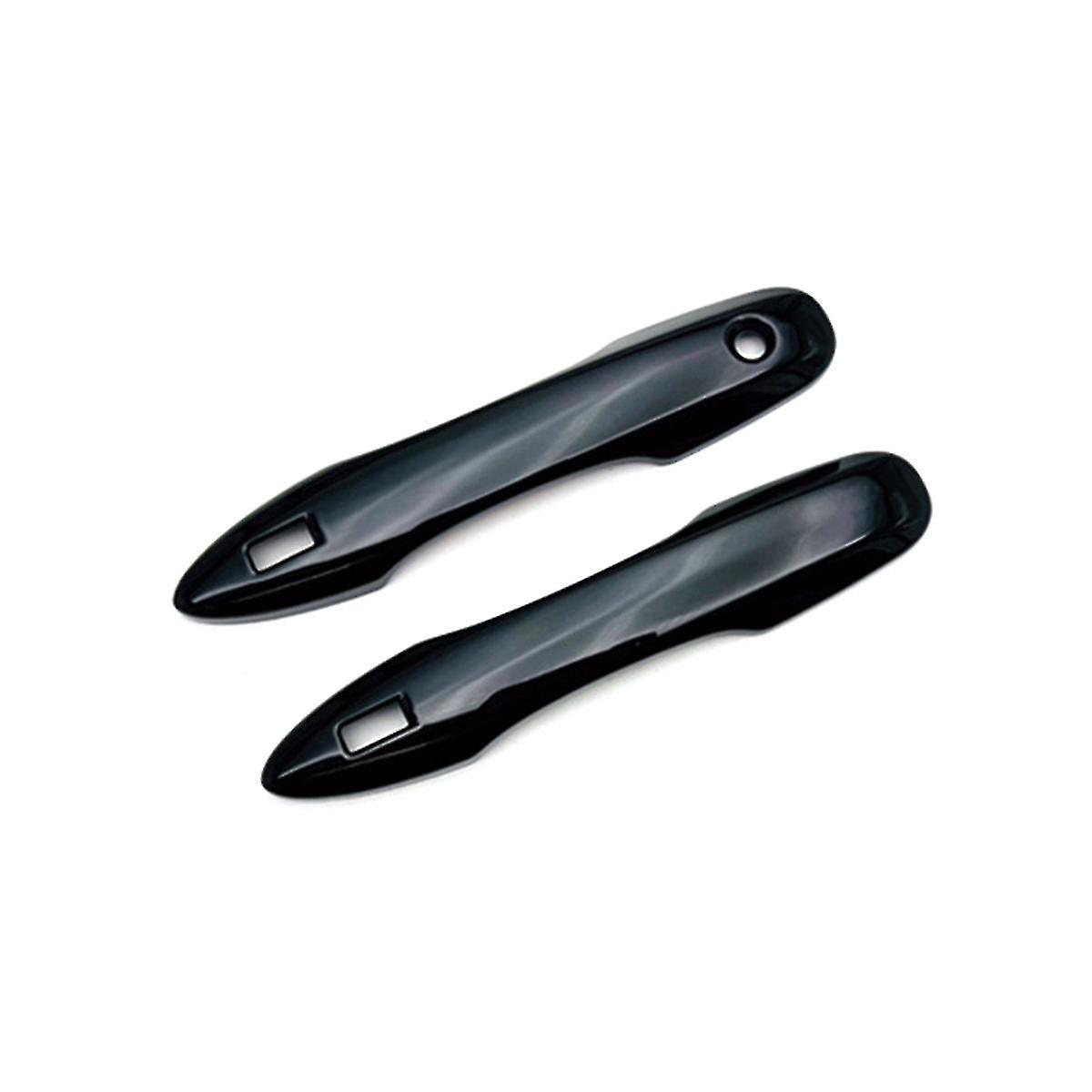 Car Bright Black Door Handle Cover Trim Decorator Sticker Exterior Accessories For C28 2022 2023