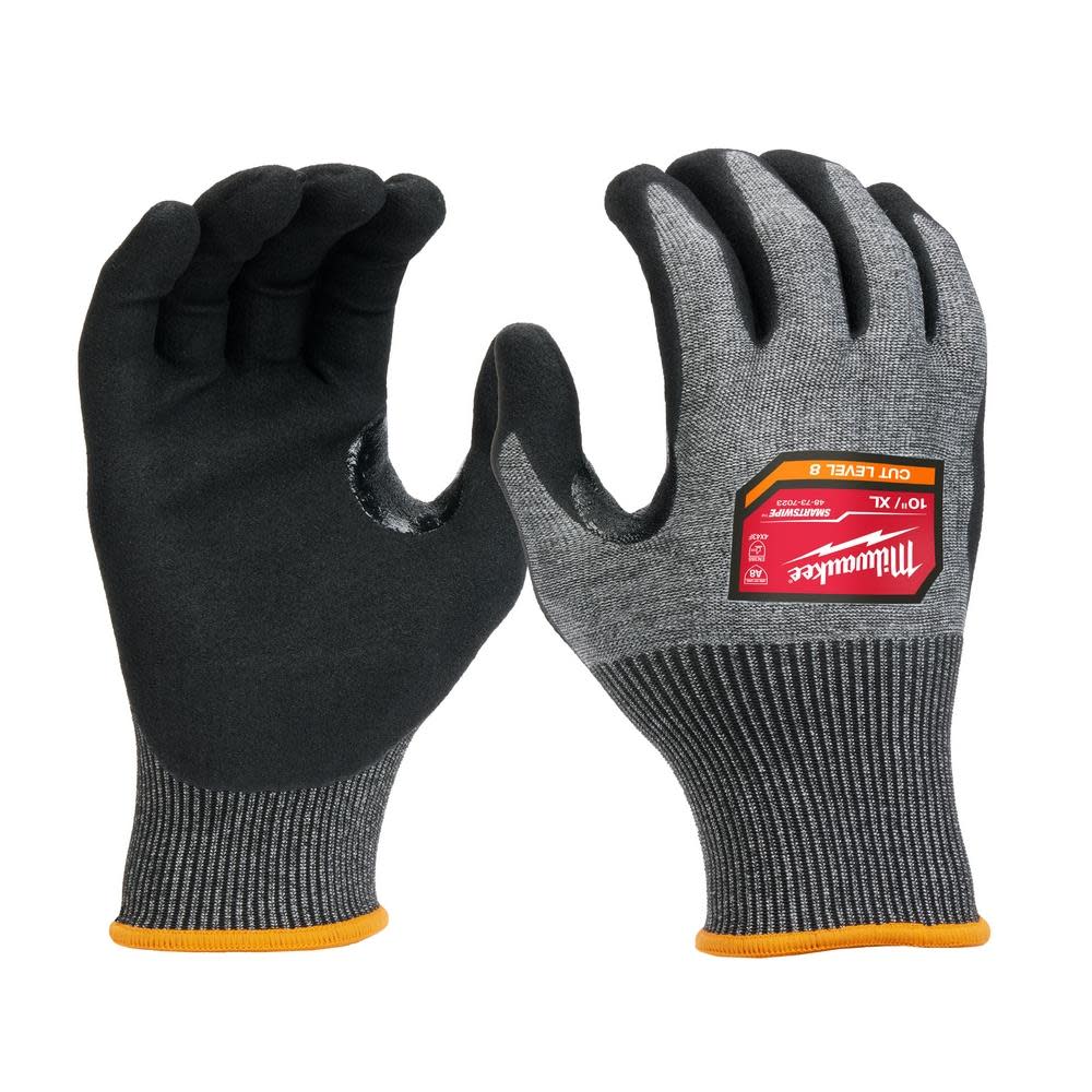 Milwaukee 12 Pair Cut Level 8 High Dexterity Nitrile Dipped Gloves XL