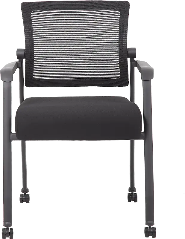 Boss Black Mesh Guest Chair