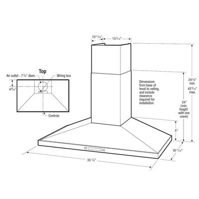 Electrolux 36-inch Wall Mount Range Hood RH36WC55GS