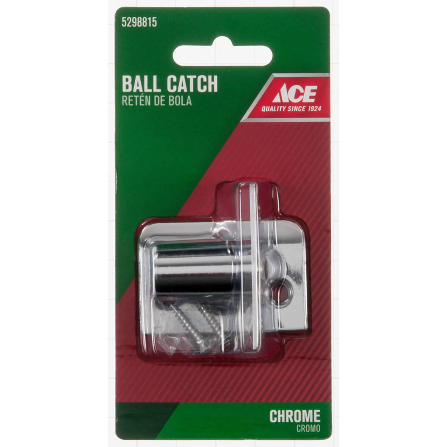 Ace 1 in. H X 1 in. W X 2.1 in. D Metal Ball Catch