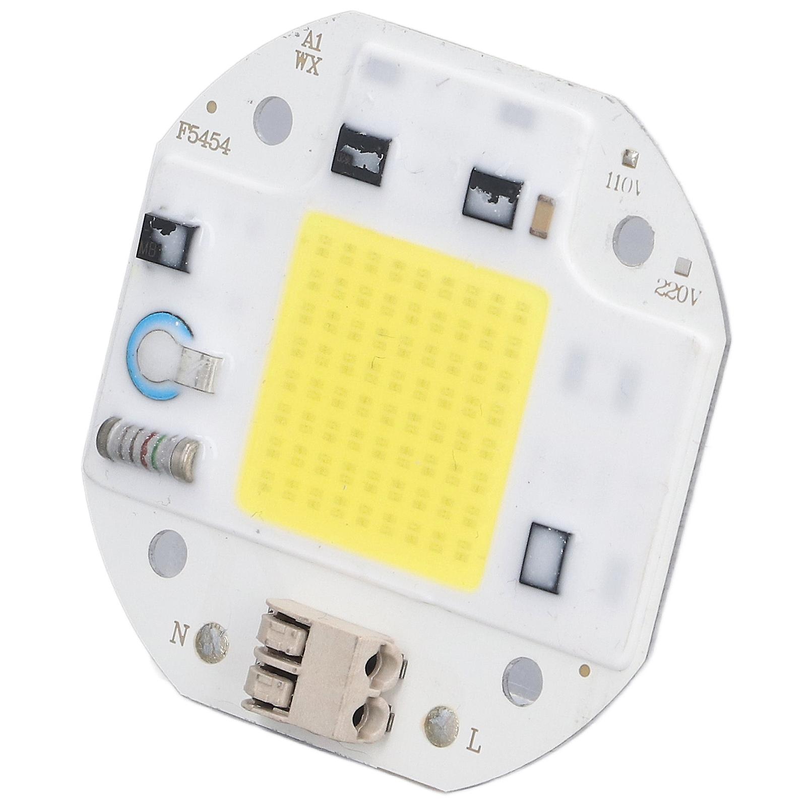 Cob Lamp Bead High Power Led Chip High Brightness Cob Light Emitter Drive Free For Diy Lighting 110v70w Cold White 5800k-6500k