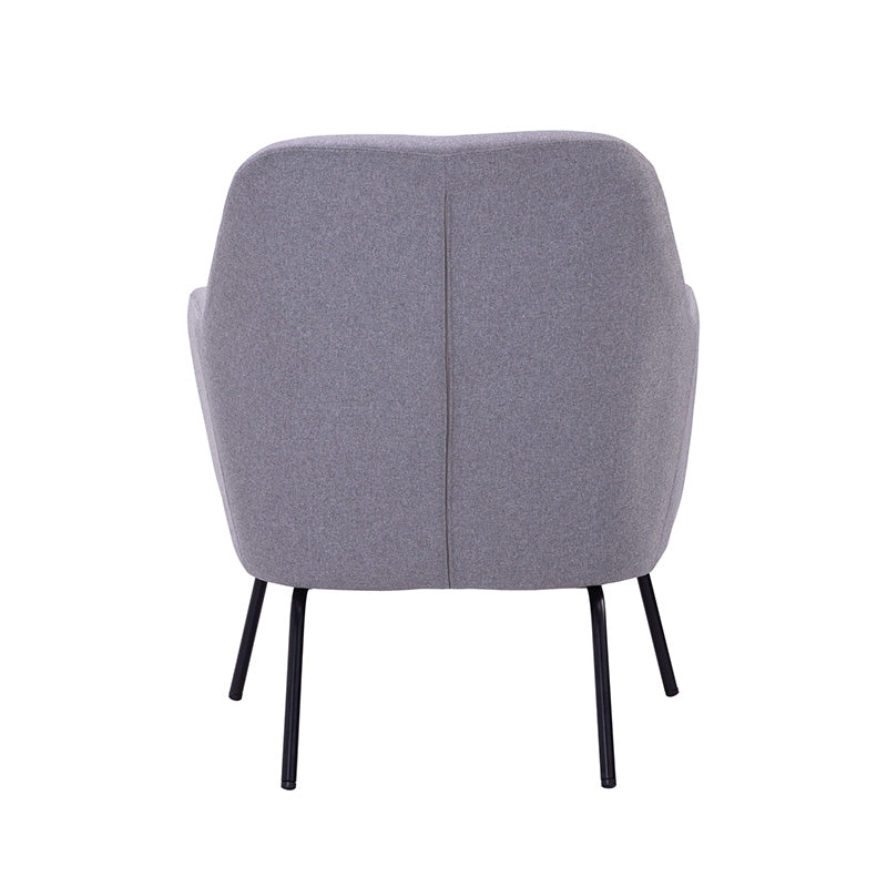 LUCIAN Lounge Chair - Pewter Grey