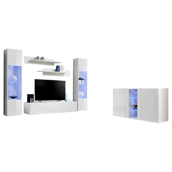 Fly SBI-A3 Wall Mounted Floating Modern Entertainment Center