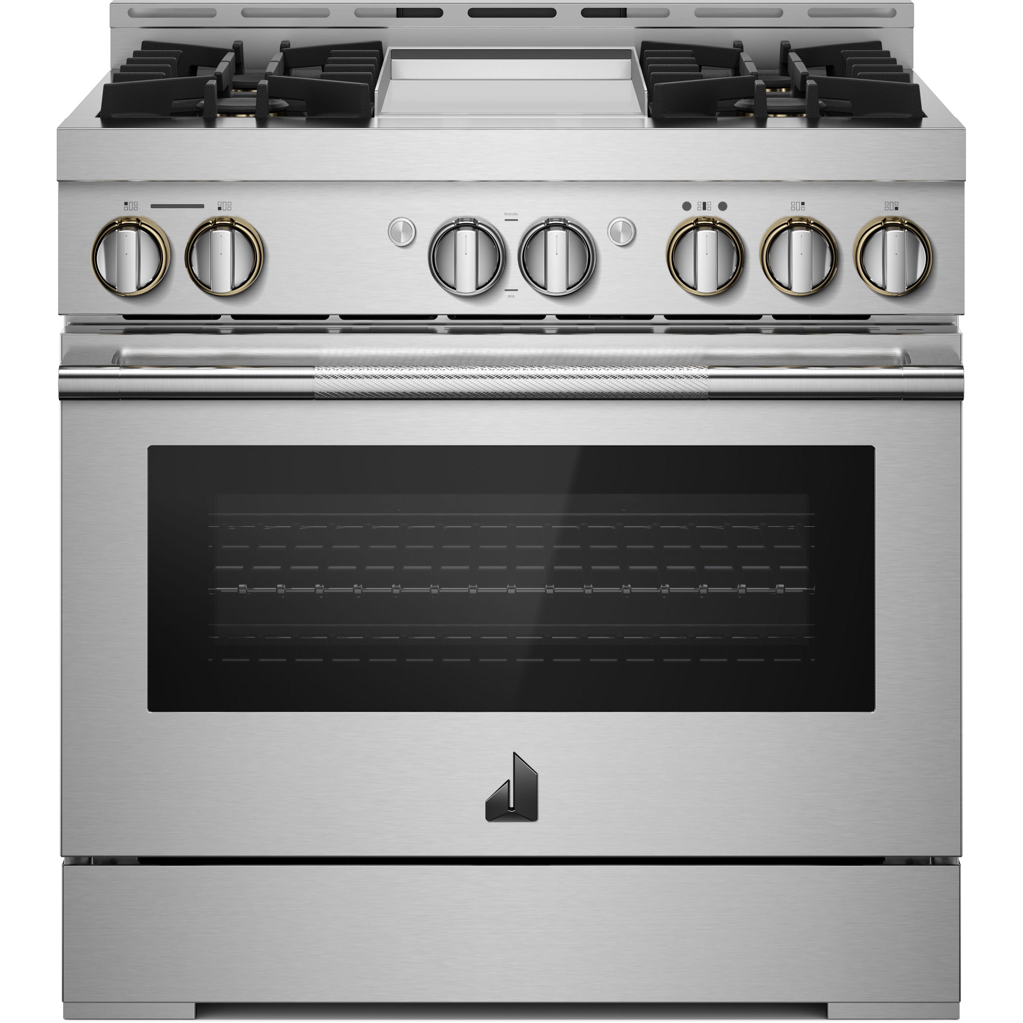 JennAir 36-inch Freestanding Gas Range with JennAir® Culinary Center JGRP536HL