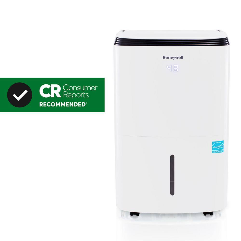 Honeywell 50 pt. Up to 4000 sq.ft. Energy Star Dehumidifier in. White with Washable Filter TP70WKNR