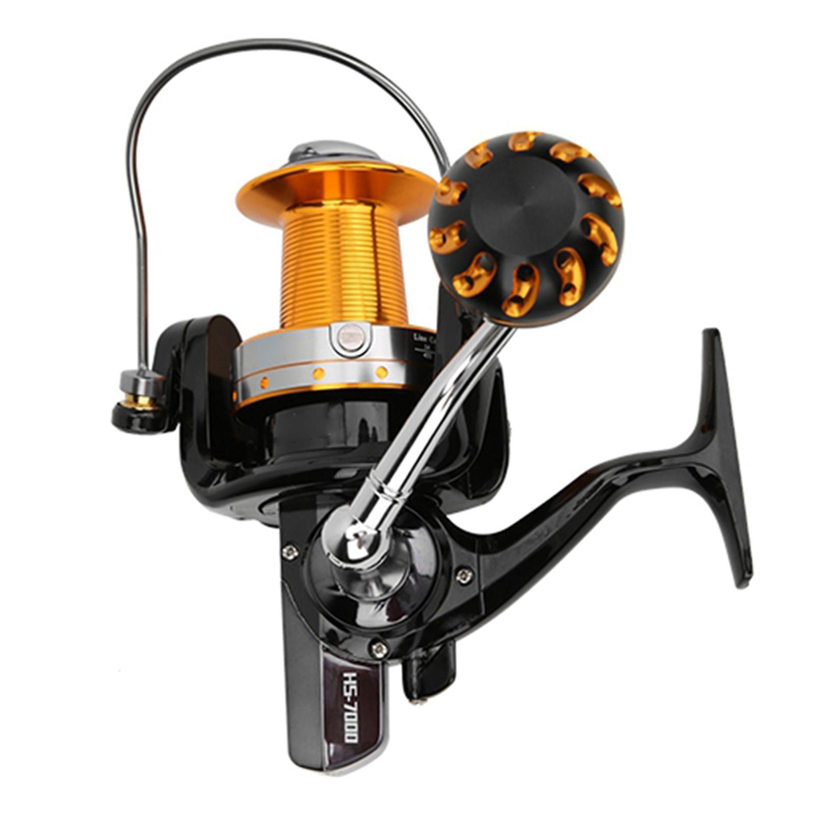 16 Shaft Large Long Shot Spinning Fishing Reel Metal Saltwater Fish Bait Casting Wheelhs7000