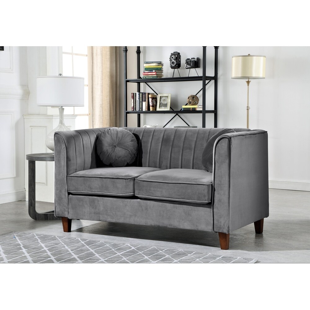 Lowery velvet Kitts Classic Chesterfield Living room seat Loveseat and Sofa