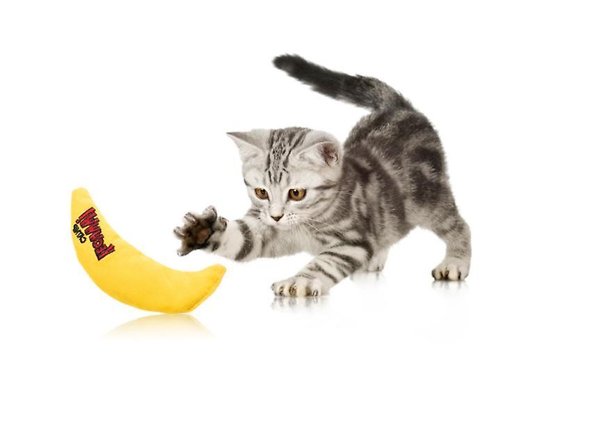 Miman Catnip Filled Cat Toys (interactive Cat Toys For Indoor Cats， Kitten Toy， Cat Chew Toy and Catnip Toys For Cats) Great For Cats Banana