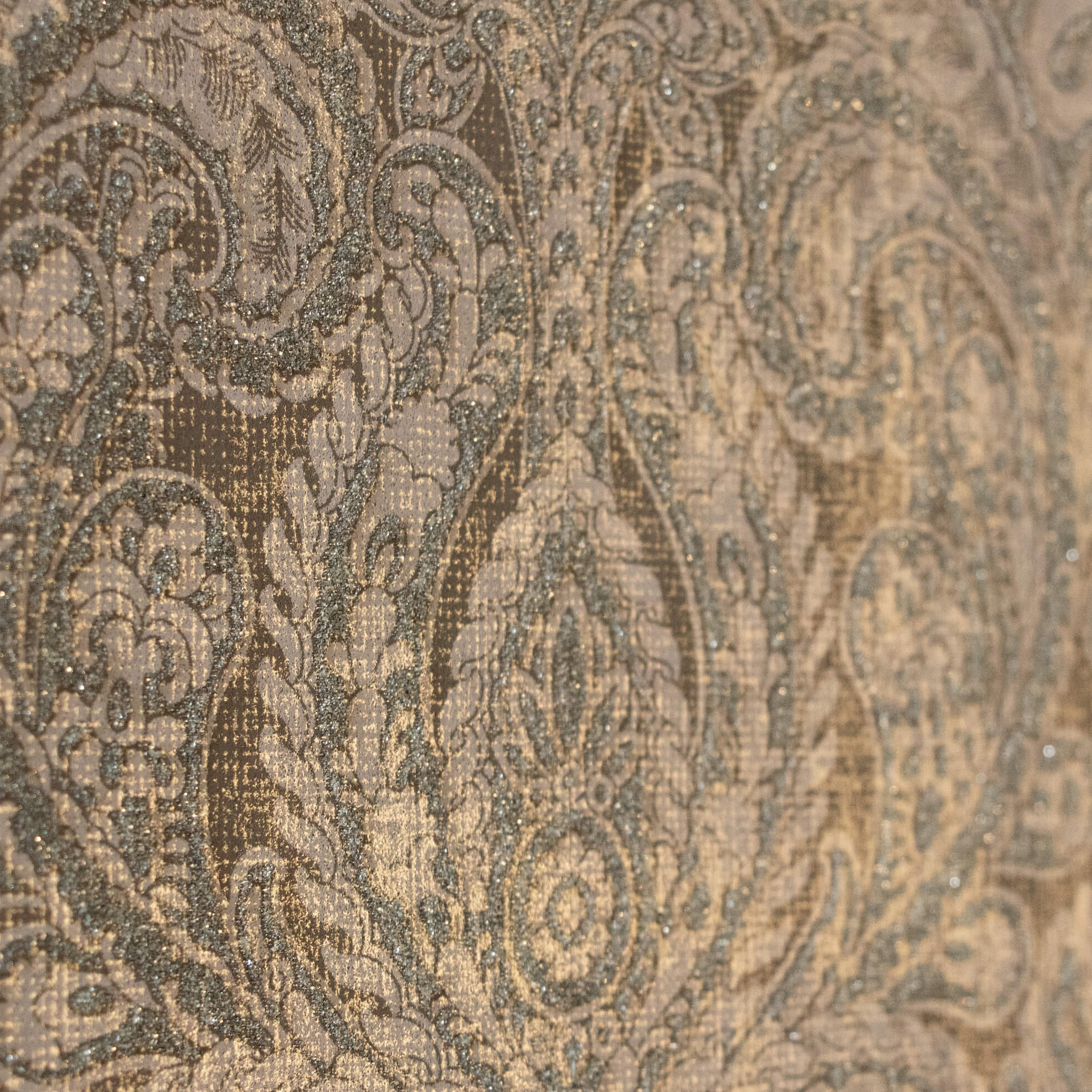 Aphrodite Brown Gold Wallpaper from the Adonea Collection