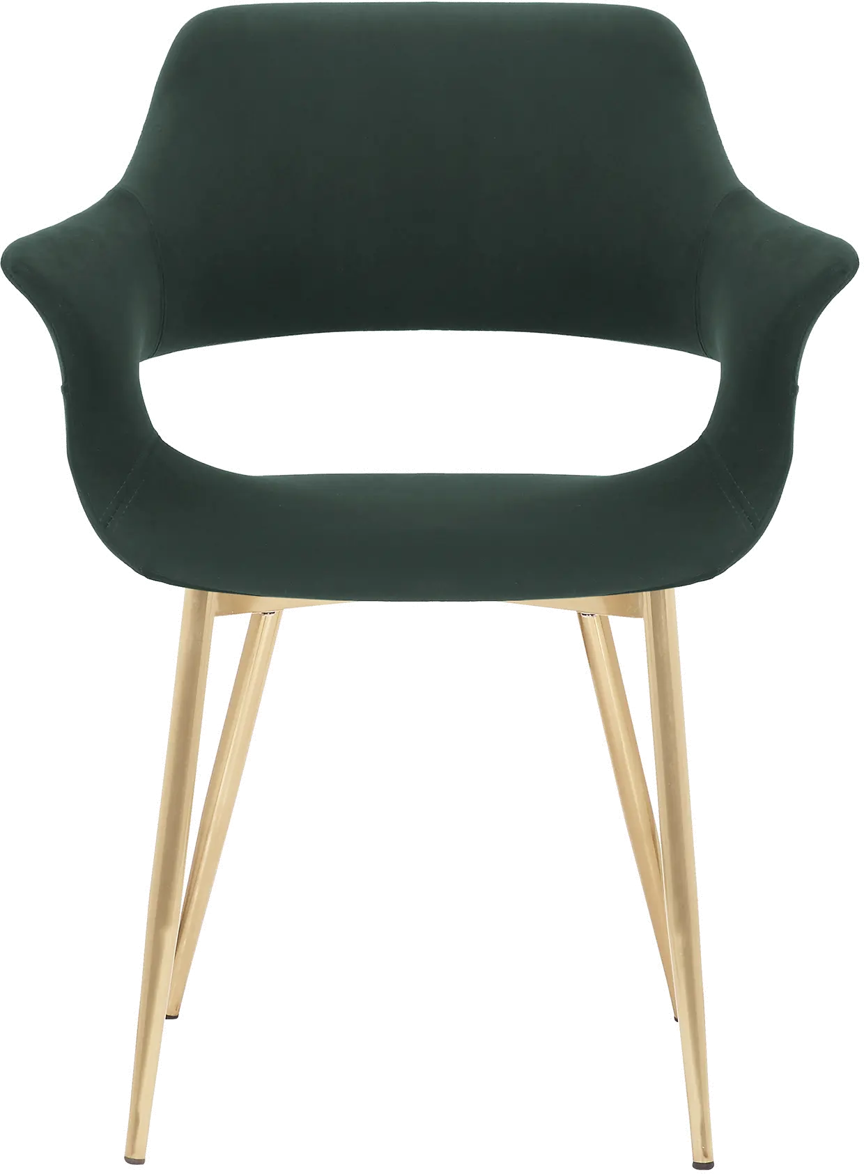 Gigi Green Dining Room Arm Chair (Set of 2)