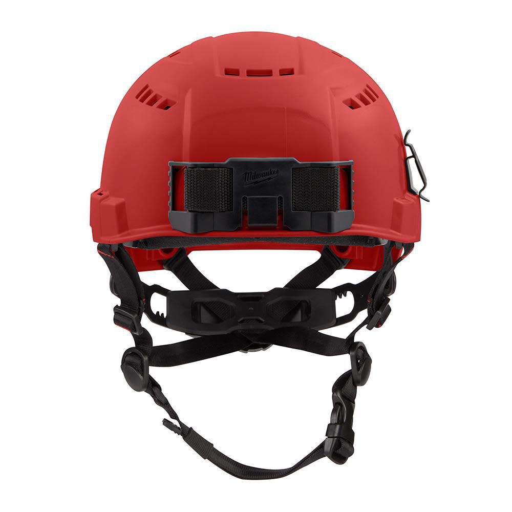 Milwaukee Red Vented Helmet with BOLT Class C 48-73-1308 from Milwaukee