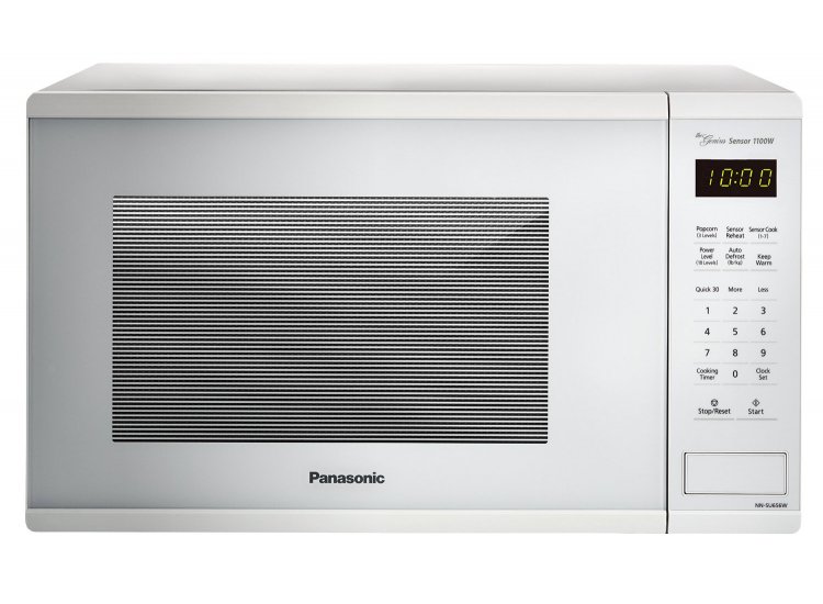 Panasonic 1.3 Cu. Ft. White Countertop Microwave Oven