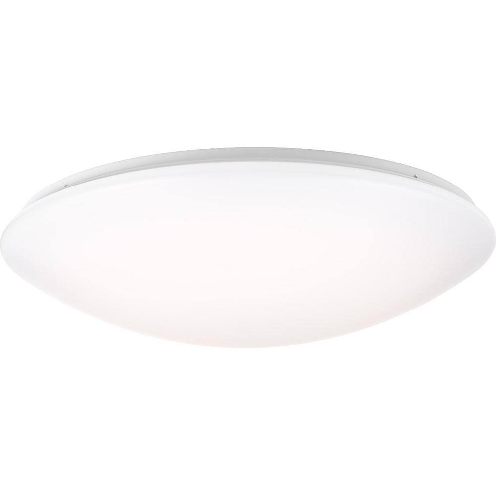 Progress Lighting Drums and Clouds Collection 28-Watt White Integrated LED Flush Mount P730007-030-30