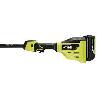 RYOBI 40V HP Brushless 12 in. Cordless Electric Snow Shovel with 4.0 Ah Battery and Charger RY408120