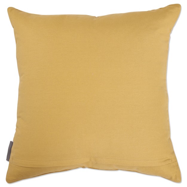 Indoor French Knots Square Throw Pillow Gold Pillow Perfect