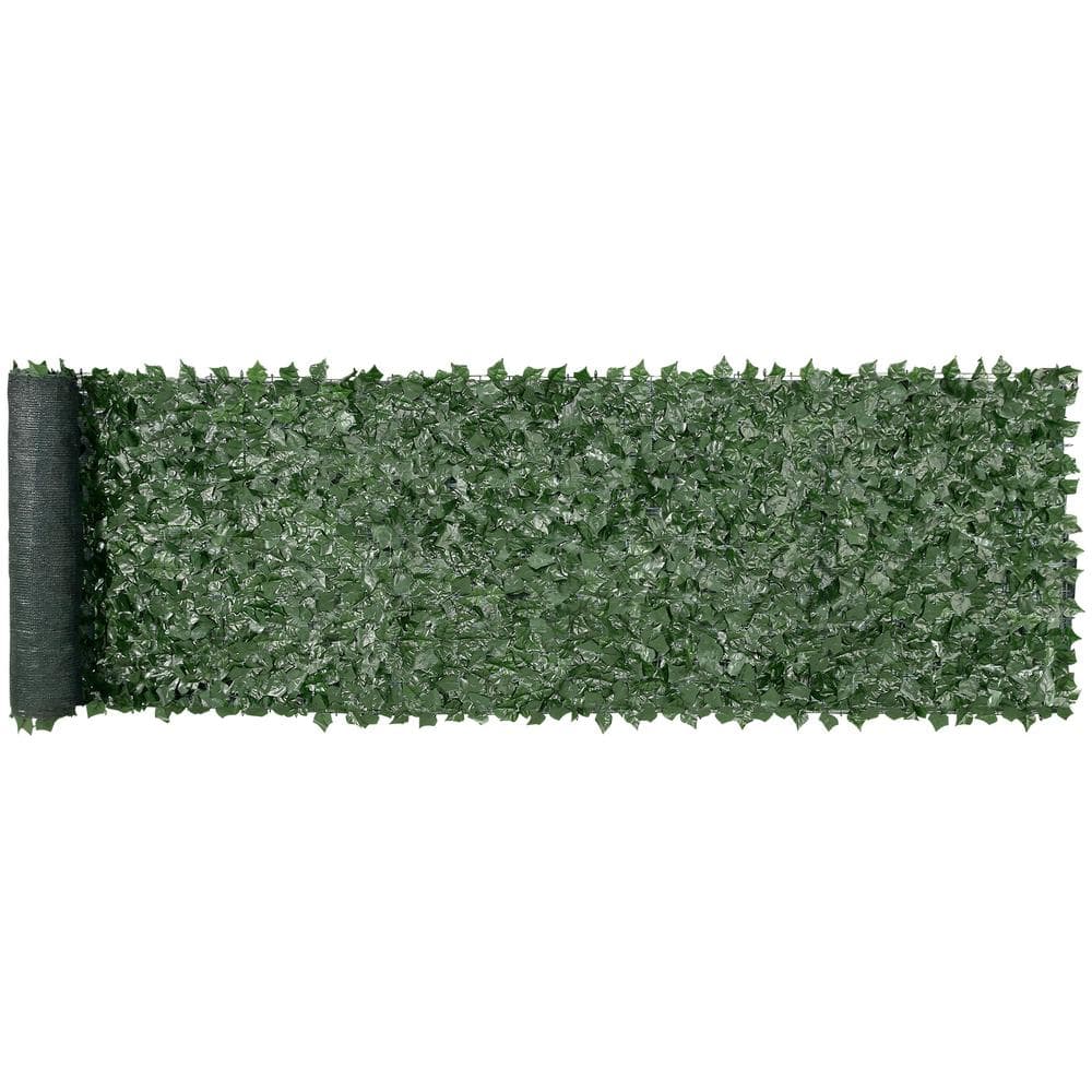 VEVOR Ivy Privacy Fence 39 x 158 in. Artificial Green Wall Screen Greenery Ivy Fence Faux Hedges Vine Leaf Decoration WLSR39X1581PCOD29V0