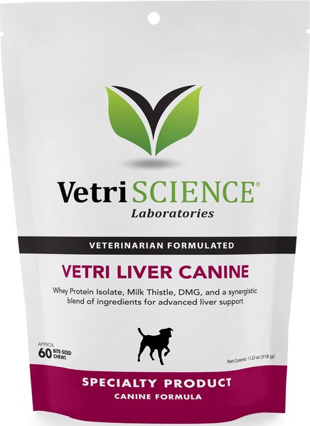 VetriScience Vetri-Liver Liver Flavored Soft Chew Liver Supplement for Dogs