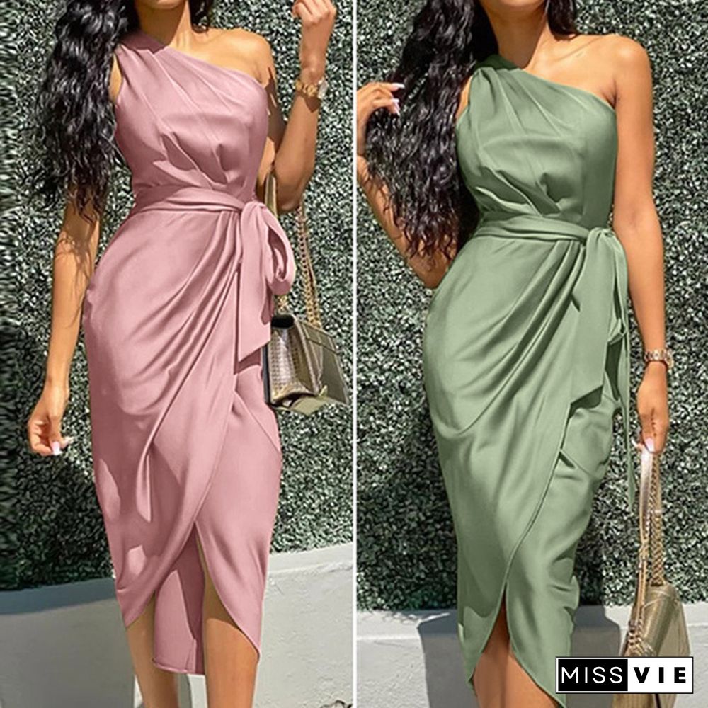 ZANZEA Women Party Gown Elegant Holiday Kaftan Slim Plunge Long Solid Midi Shirt Dress Sundress