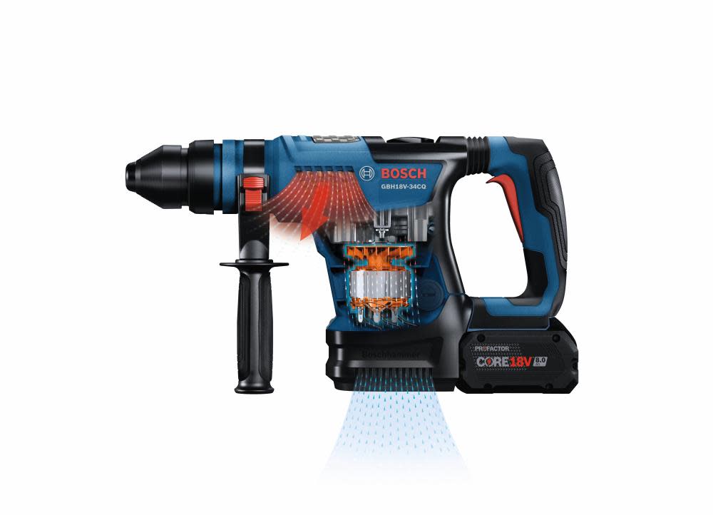 Bosch PROFACTOR 18V Rotary Hammer Connected-Ready SDS-plus® 1-1/4， Bare Tool