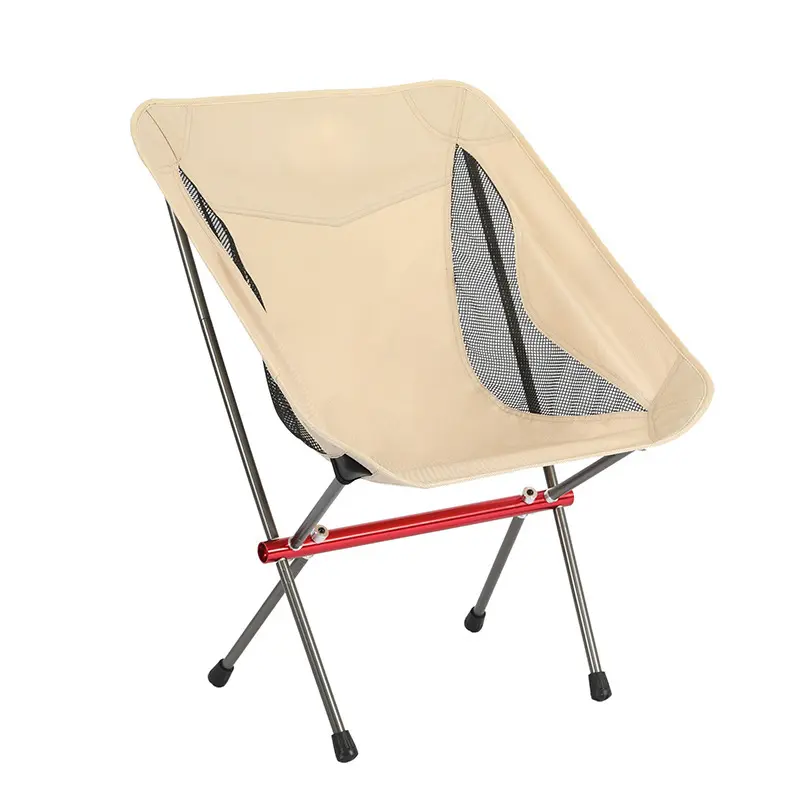 Wholesale Outdoor Lightweight Folding Beach Chairs Outdoor Knit Webbed Camping Chair